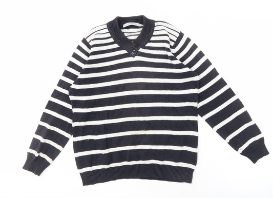 EWM Women's Striped Pullover Jumper Size 18-20