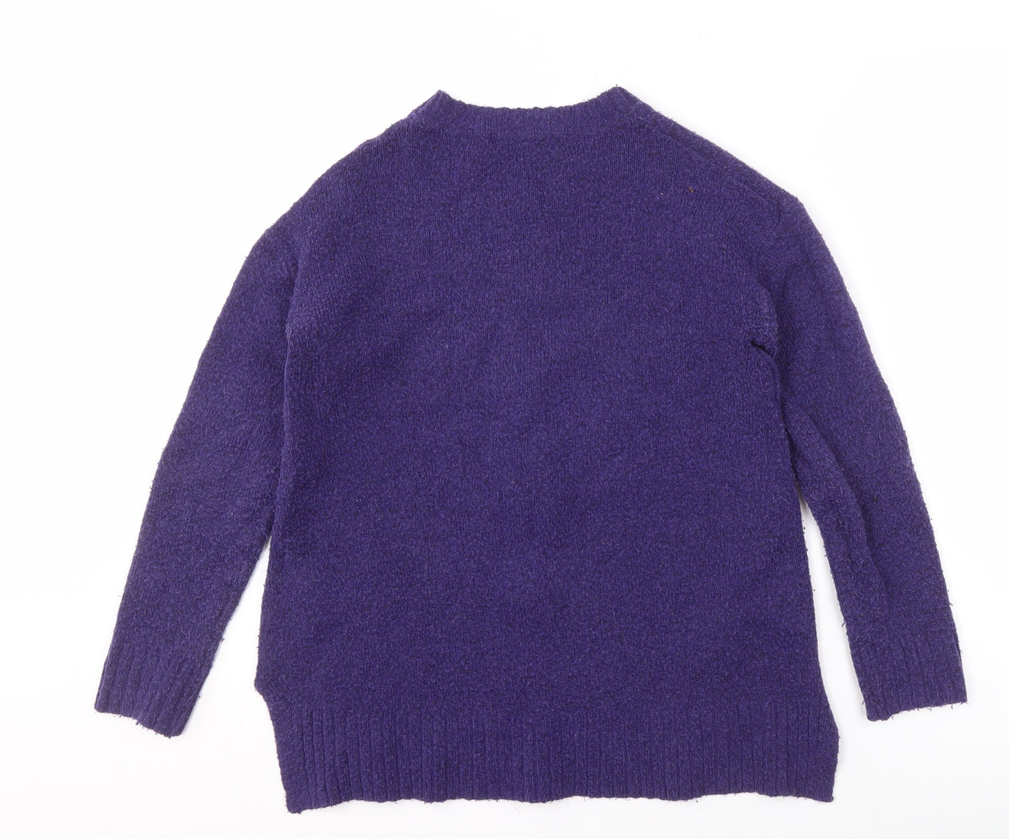 Womens UK Size S Marks and Spencer Purple Pullover Jumper