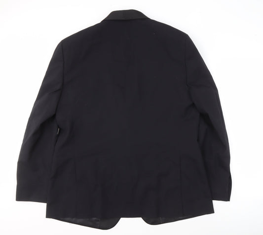 Mens UK Size 48 Moss 1851 Regular Black Suit Jacket