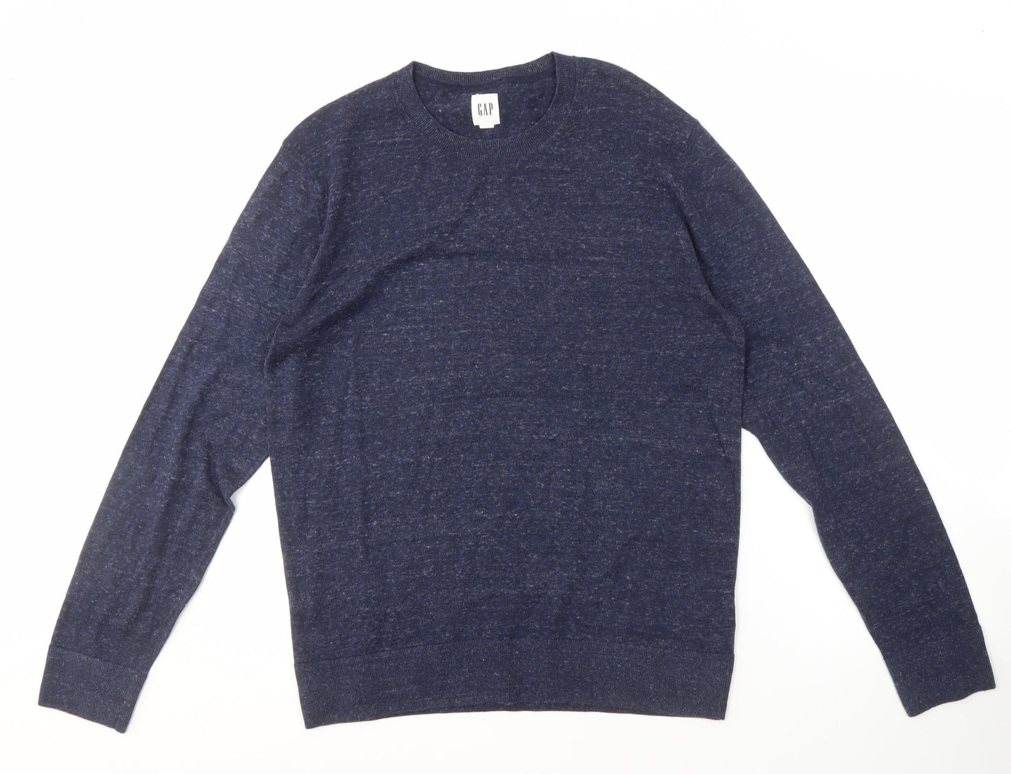 Gap Men's Blue Knit Pullover Jumper Size M