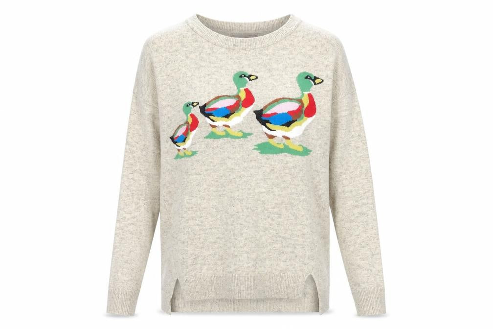 Womens UK Size XS Cath Kidston Beige Pullover Jumper