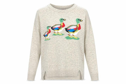 Womens UK Size XS Cath Kidston Beige Pullover Jumper