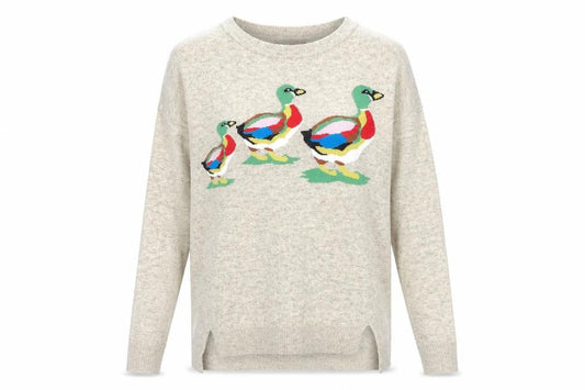 Womens UK Size XS Cath Kidston Beige Pullover Jumper