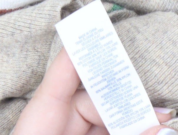 Cath Kidston Women's Beige XS Graphic Print Jumper