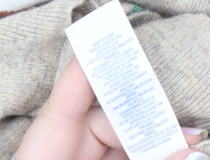 Cath Kidston Women's Beige XS Graphic Print Jumper