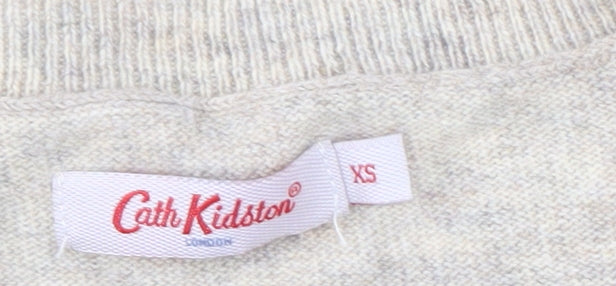 Cath Kidston Women's Beige XS Graphic Print Jumper
