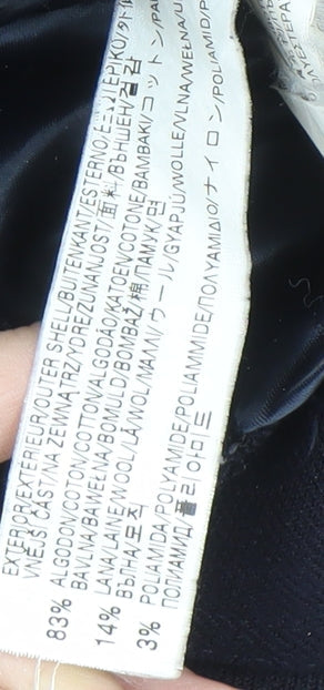 Zara Men's Black XL Military Jacket Coat