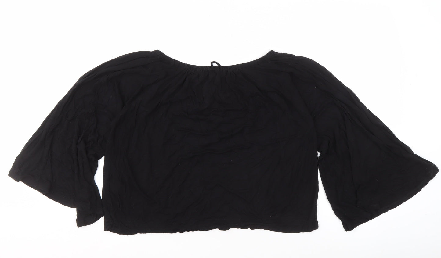 Womens UK Size 8 Phase Eight Black  Blouse