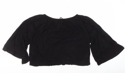 Womens UK Size 8 Phase Eight Black  Blouse