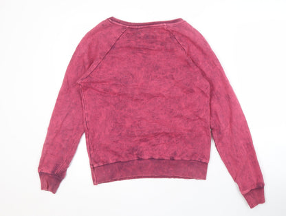 Best Company Women's Red Pullover Sweatshirt S