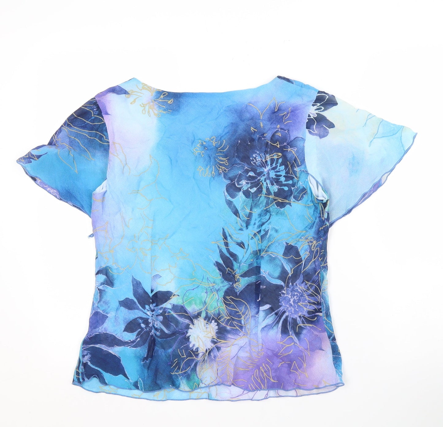 Womens UK Size 14 Roman Originals Blue  Blouse