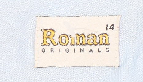 Womens UK Size 14 Roman Originals Blue  Blouse