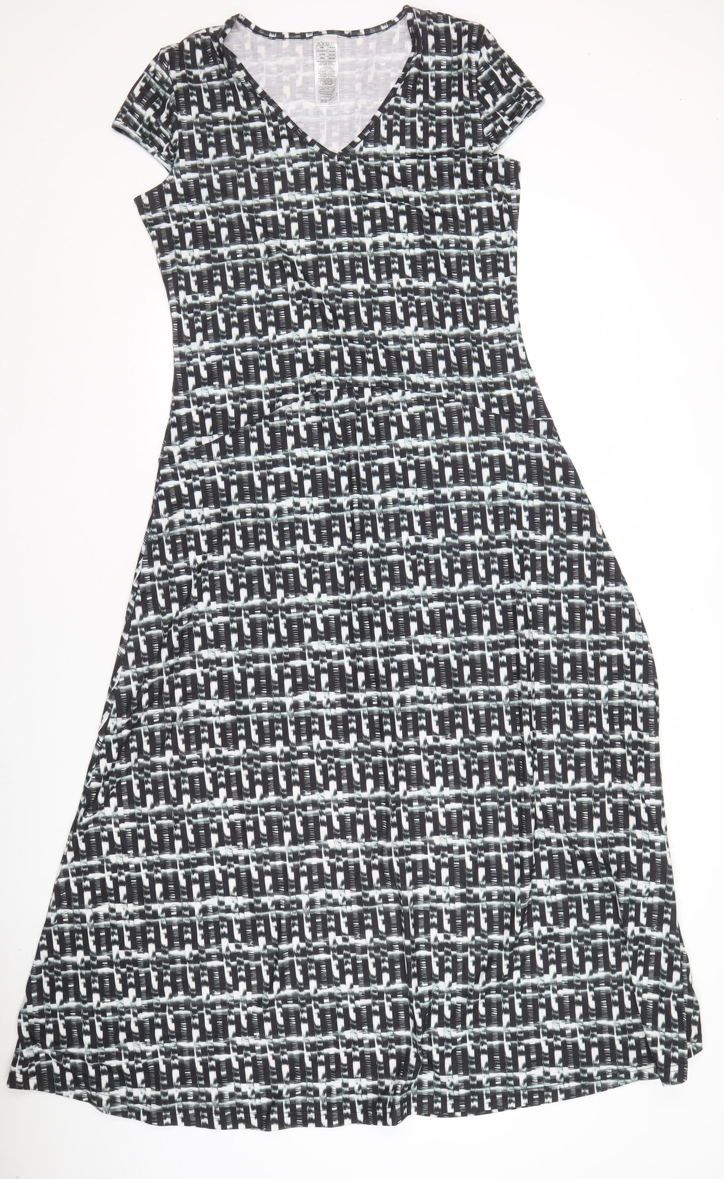 Avon Women’s Black Geometric Dress Size 14-16