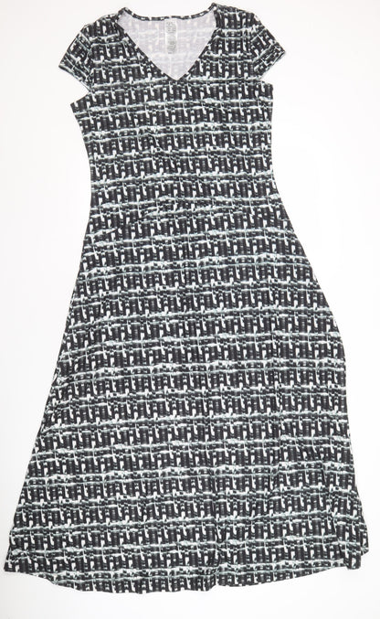 Avon Women’s Black Geometric Dress Size 14-16