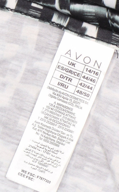 Avon Women’s Black Geometric Dress Size 14-16