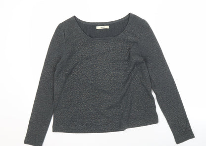 Womens UK Size S Oasis Grey Pullover Jumper