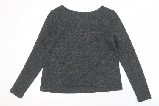 Womens UK Size S Oasis Grey Pullover Jumper