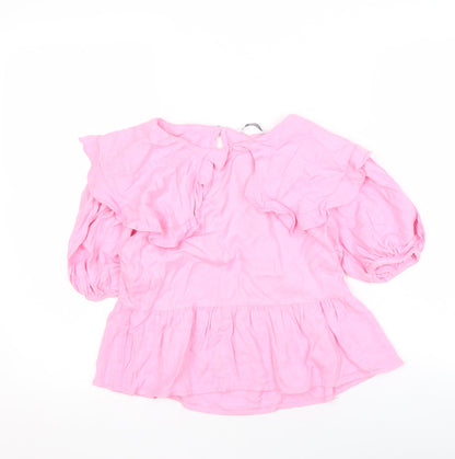 Womens UK Size 6 Only Pink  Blouse