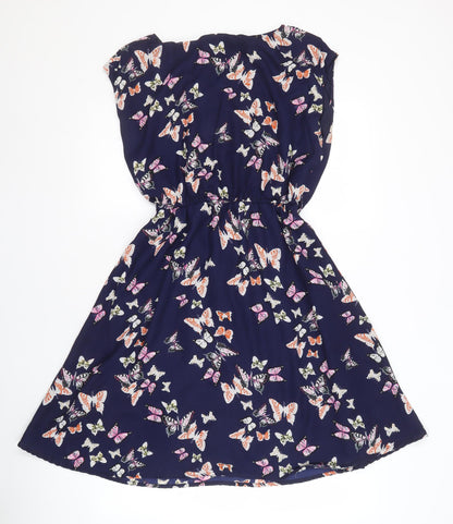 Yumi Women's Multicoloured A-Line Dress Size 14