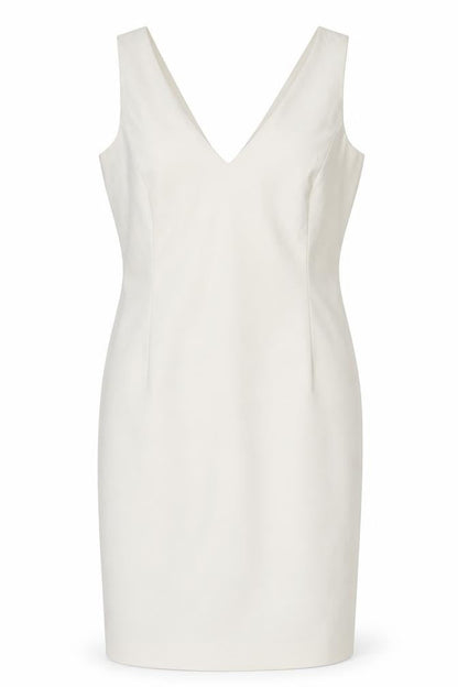 Zara Basic Ivory Sheath Dress Women Size 12
