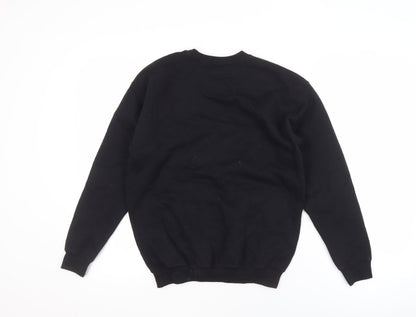 Disney Unisex Kids Black L Mickey Mouse Christmas Sweatshirt