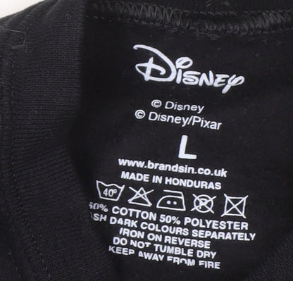 Disney Unisex Kids Black L Mickey Mouse Christmas Sweatshirt