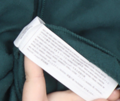 Hollister Women's Green Hoodie 2XS Pullover Embroidered