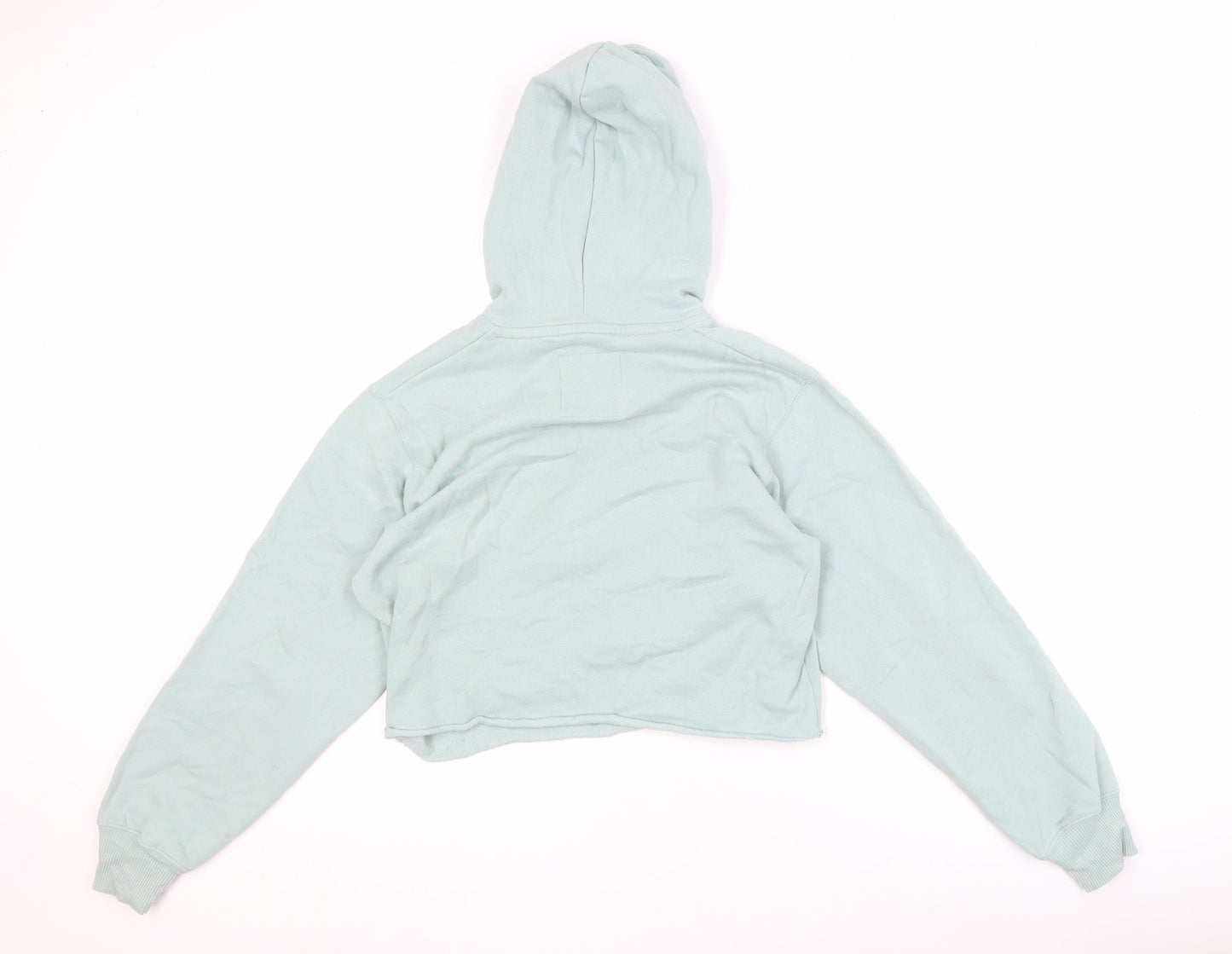 Hollister Women's Green Pullover Hoodie in 2XS