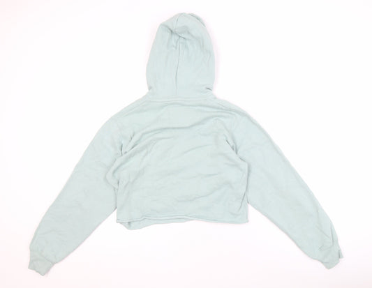 Hollister Women's Green Pullover Hoodie in 2XS