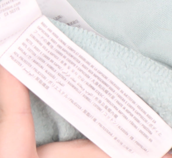 Hollister Women's Green Pullover Hoodie in 2XS