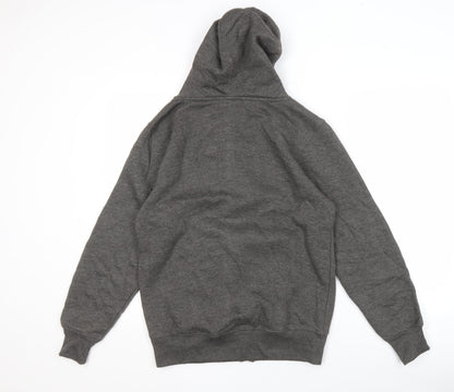 British-Eagle Men's Grey Full Zip Hoodie S