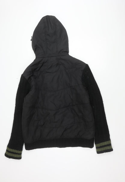Mens UK Size M Matalan Black Puffer Jacket