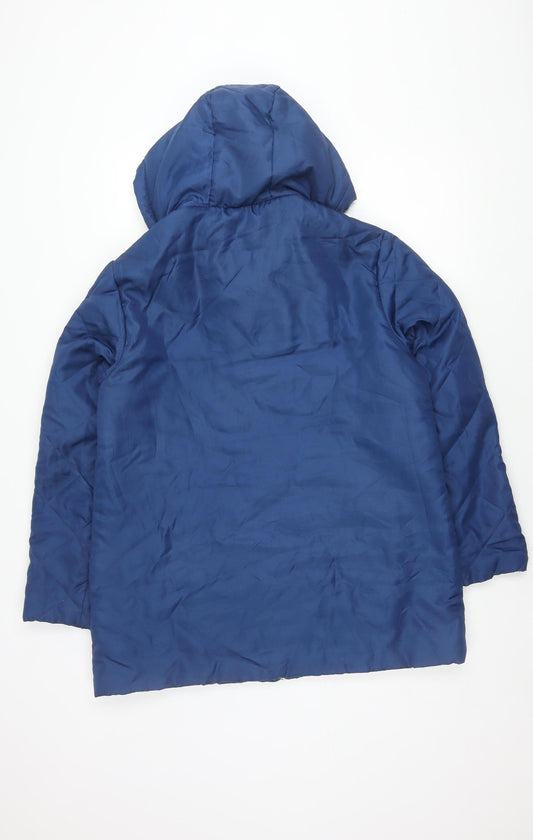 Casual Club Women's Blue Puffer Jacket S