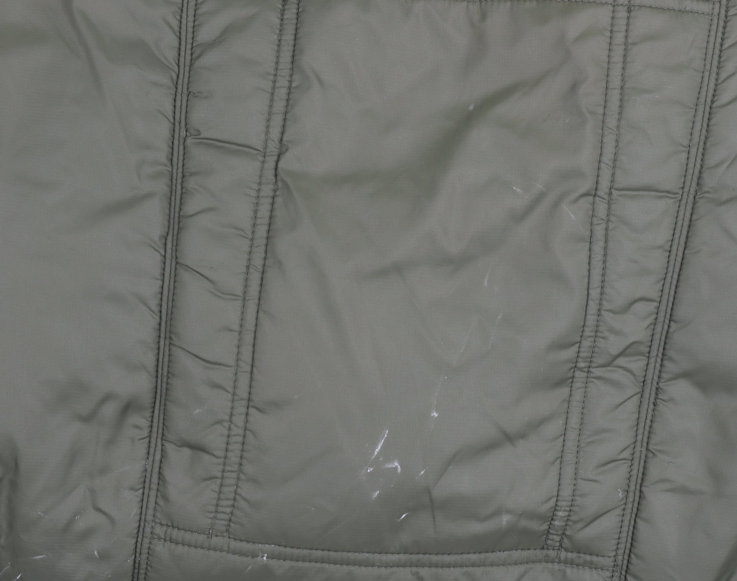 Womens UK Size 10 ETAGE Green Puffer Jacket