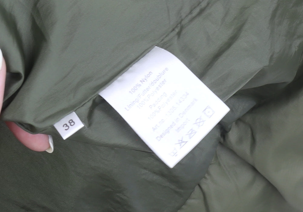 Womens UK Size 10 ETAGE Green Puffer Jacket