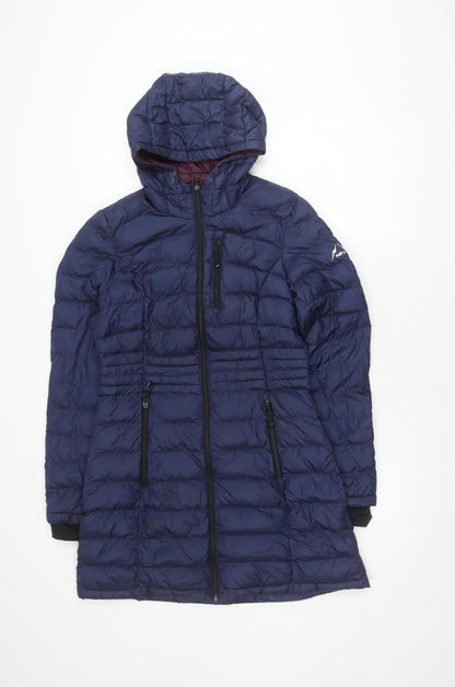 Womens UK Size S HFX Blue Puffer Jacket