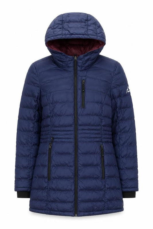 Womens UK Size S HFX Blue Puffer Jacket