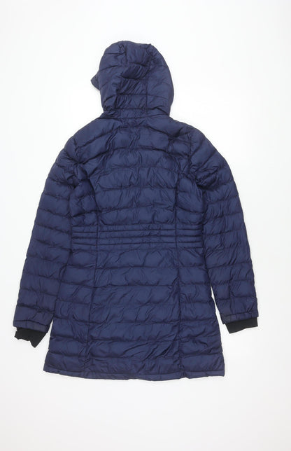 Womens UK Size S HFX Blue Puffer Jacket