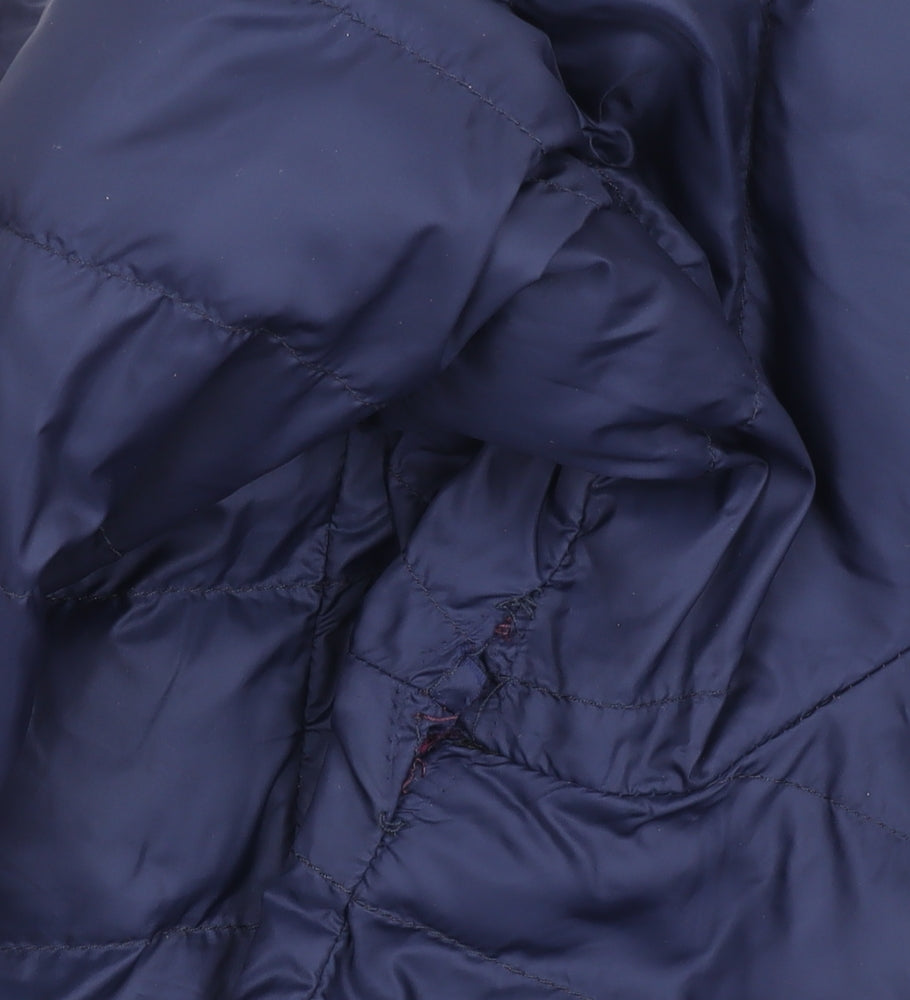 Womens UK Size S HFX Blue Puffer Jacket