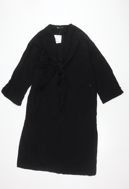 Zara Black 3/4 Sleeve Dress for Women S-M