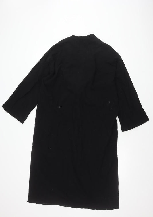Zara Black 3/4 Sleeve Dress for Women S-M