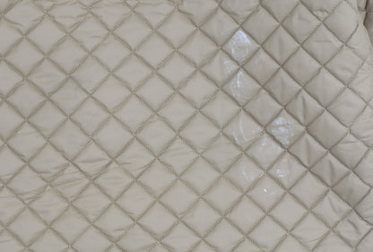 Quiz Women's Beige Quilted Jacket L Casual