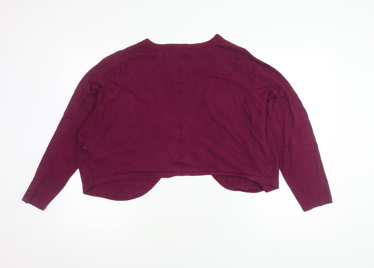Womens UK Size 2XL bpc Purple Cardigan Jumper
