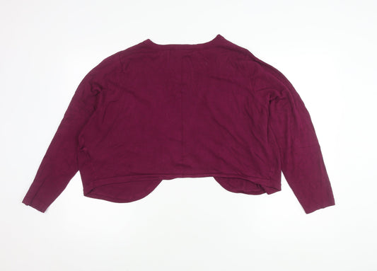 Womens UK Size 2XL bpc Purple Cardigan Jumper