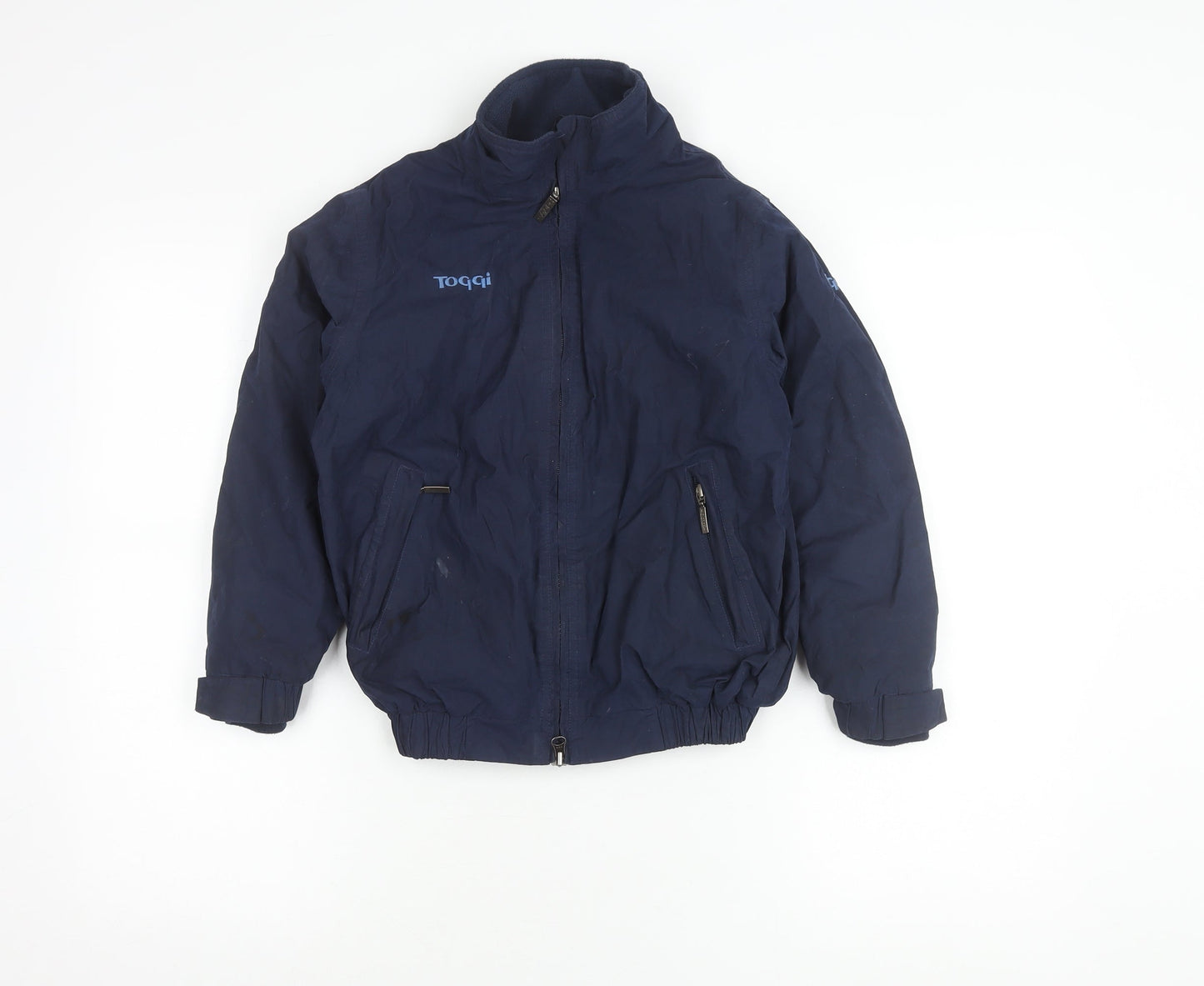 Toggi Boys Blue Basic Jacket L with Logo Accents