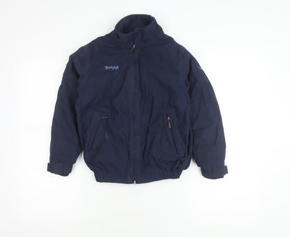 Toggi Boys Blue Basic Jacket L with Logo Accents