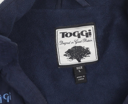 Toggi Boys Blue Basic Jacket L with Logo Accents