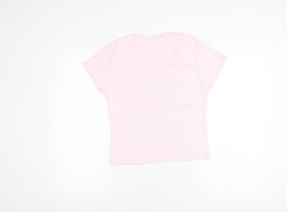 Womens UK Size 12 le coq sportif Pink Basic T-Shirt