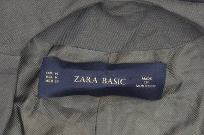 Womens UK Size M Zara Basic Green Basic Jacket