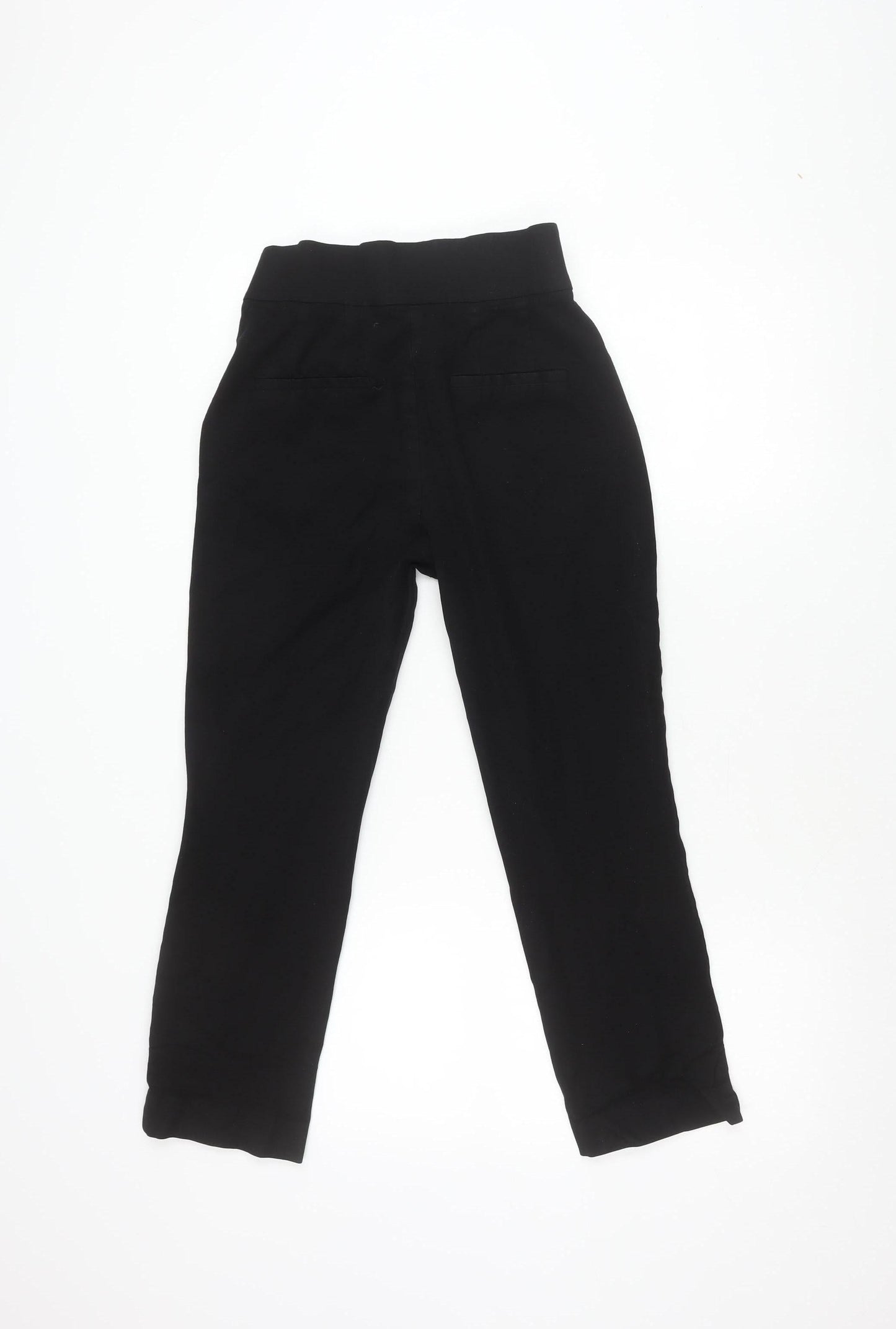Womens UK Size 10 NEXT Slim Fit Casual Black Trousers